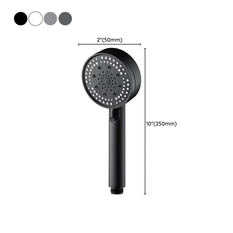 Standard Plastic Shower Head Self-Cleaning Round Handheld Shower Heads Clearhalo 'Bathroom Remodel & Bathroom Fixtures' 'Home Improvement' 'home_improvement' 'home_improvement_shower_heads' 'Shower Heads' 'shower_heads' 'Showers & Bathtubs Plumbing' 'Showers & Bathtubs' 6953361