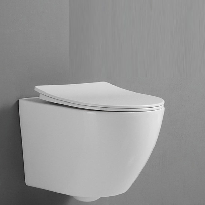Contemporary One Piece Toilet Bowl Wall Mount Porcelain Urine Toilet Clearhalo 'Bathroom Remodel & Bathroom Fixtures' 'Home Improvement' 'home_improvement' 'home_improvement_toilets' 'Toilets & Bidets' 'Toilets' 6963322