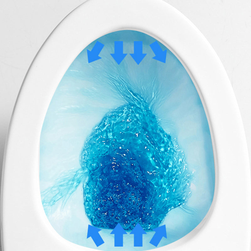 Contemporary One Piece Toilet Bowl Wall Mount Porcelain Urine Toilet Clearhalo 'Bathroom Remodel & Bathroom Fixtures' 'Home Improvement' 'home_improvement' 'home_improvement_toilets' 'Toilets & Bidets' 'Toilets' 6963333