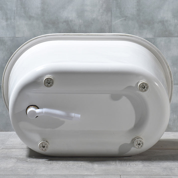 Acrylic Soaking Bathtub Antique Finish Freestanding Bath Tub Clearhalo 'Bathroom Remodel & Bathroom Fixtures' 'Bathtubs' 'Home Improvement' 'home_improvement' 'home_improvement_bathtubs' 'Showers & Bathtubs' 6963571