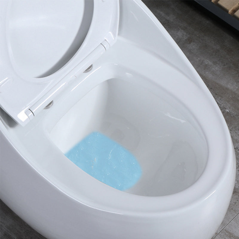Contemporary 1 Piece Flush Toilet Floor Mounted Toilet Bowl for Bathroom Clearhalo 'Bathroom Remodel & Bathroom Fixtures' 'Home Improvement' 'home_improvement' 'home_improvement_toilets' 'Toilets & Bidets' 'Toilets' 6974039