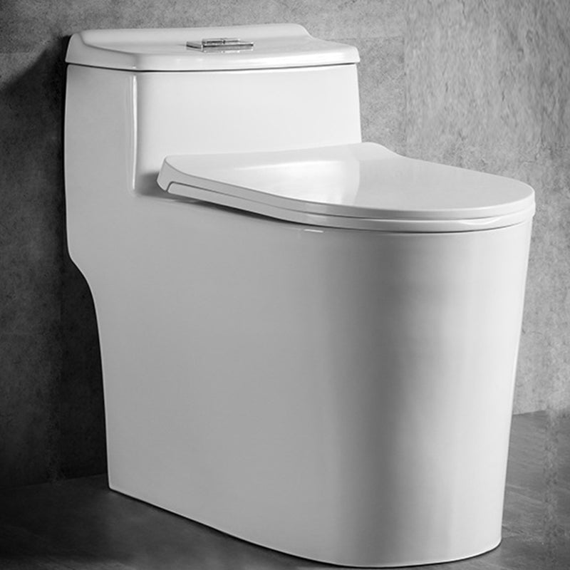 Traditional 1 Piece Flush Toilet Floor Mount Urine Toilet with Seat for Washroom 15"L x 28"W x 24"H Clearhalo 'Bathroom Remodel & Bathroom Fixtures' 'Home Improvement' 'home_improvement' 'home_improvement_toilets' 'Toilets & Bidets' 'Toilets' 6974154