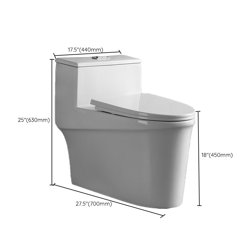 Traditional 1 Piece Flush Toilet Floor Mount Urine Toilet with Seat for Washroom Clearhalo 'Bathroom Remodel & Bathroom Fixtures' 'Home Improvement' 'home_improvement' 'home_improvement_toilets' 'Toilets & Bidets' 'Toilets' 6974162