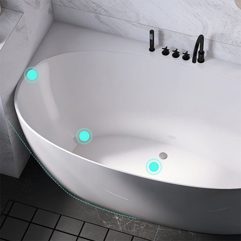 Modern Acrylic Bathtub Center-Front Soaking Bathtub , 22.83-inch Tall Clearhalo 'Bathroom Remodel & Bathroom Fixtures' 'Bathtubs' 'Home Improvement' 'home_improvement' 'home_improvement_bathtubs' 'Showers & Bathtubs' 6974993