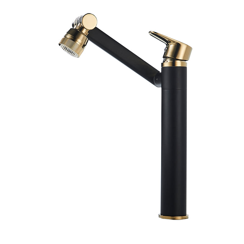 Adjustable Widespread Bathroom Faucet Lever Handles Widespread Sink Faucet Black 11.8" Round Clearhalo 'Bathroom Remodel & Bathroom Fixtures' 'Bathroom Sink Faucets' 'Bathroom Sinks & Faucet Components' 'bathroom_sink_faucets' 'Home Improvement' 'home_improvement' 'home_improvement_bathroom_sink_faucets' 6976478