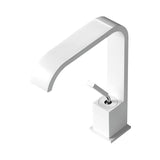 Waterfall Spout Widespread Lavatory Faucet Modern Metal Widespread Sink Faucet Clearhalo 'Bathroom Remodel & Bathroom Fixtures' 'Bathroom Sink Faucets' 'Bathroom Sinks & Faucet Components' 'bathroom_sink_faucets' 'Home Improvement' 'home_improvement' 'home_improvement_bathroom_sink_faucets' 6976536