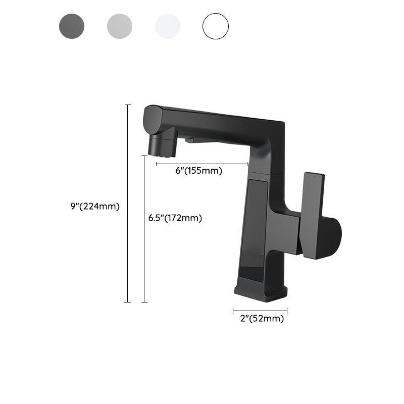 Low Arc Basin Lavatory Faucet Vanity Lever Handles Sink Faucet Clearhalo 'Bathroom Remodel & Bathroom Fixtures' 'Bathroom Sink Faucets' 'Bathroom Sinks & Faucet Components' 'bathroom_sink_faucets' 'Home Improvement' 'home_improvement' 'home_improvement_bathroom_sink_faucets' 6976608