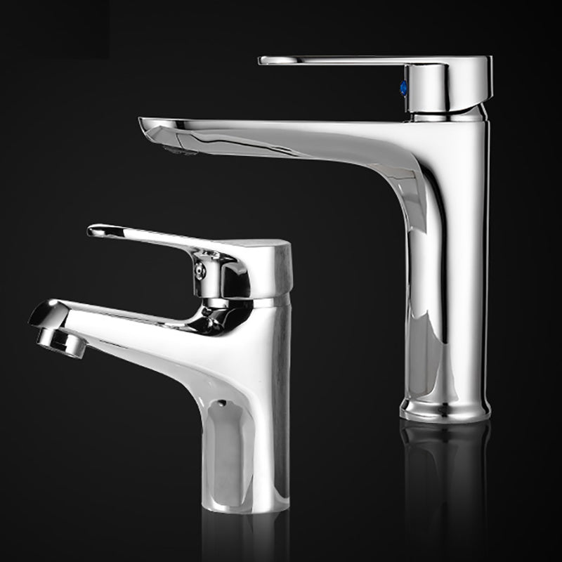 Modern Brass Bathroom Sink Faucet Circular Lever Handles Sink Faucet Clearhalo 'Bathroom Remodel & Bathroom Fixtures' 'Bathroom Sink Faucets' 'Bathroom Sinks & Faucet Components' 'bathroom_sink_faucets' 'Home Improvement' 'home_improvement' 'home_improvement_bathroom_sink_faucets' 6977654