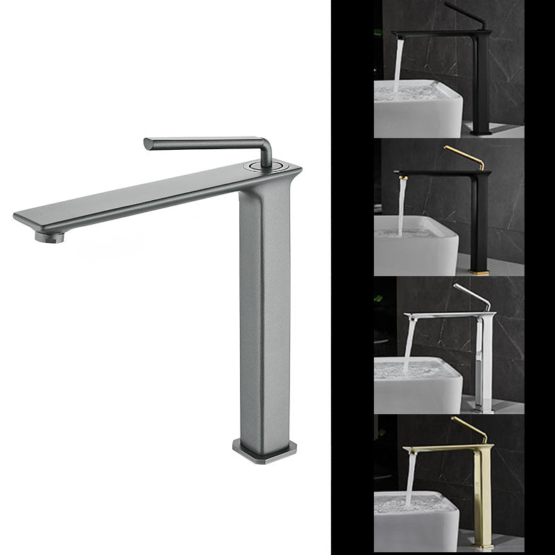 Modern Basin Lavatory Faucet Single Handle Low Arc Bathroom Faucet Clearhalo 'Bathroom Remodel & Bathroom Fixtures' 'Bathroom Sink Faucets' 'Bathroom Sinks & Faucet Components' 'bathroom_sink_faucets' 'Home Improvement' 'home_improvement' 'home_improvement_bathroom_sink_faucets' 6977714