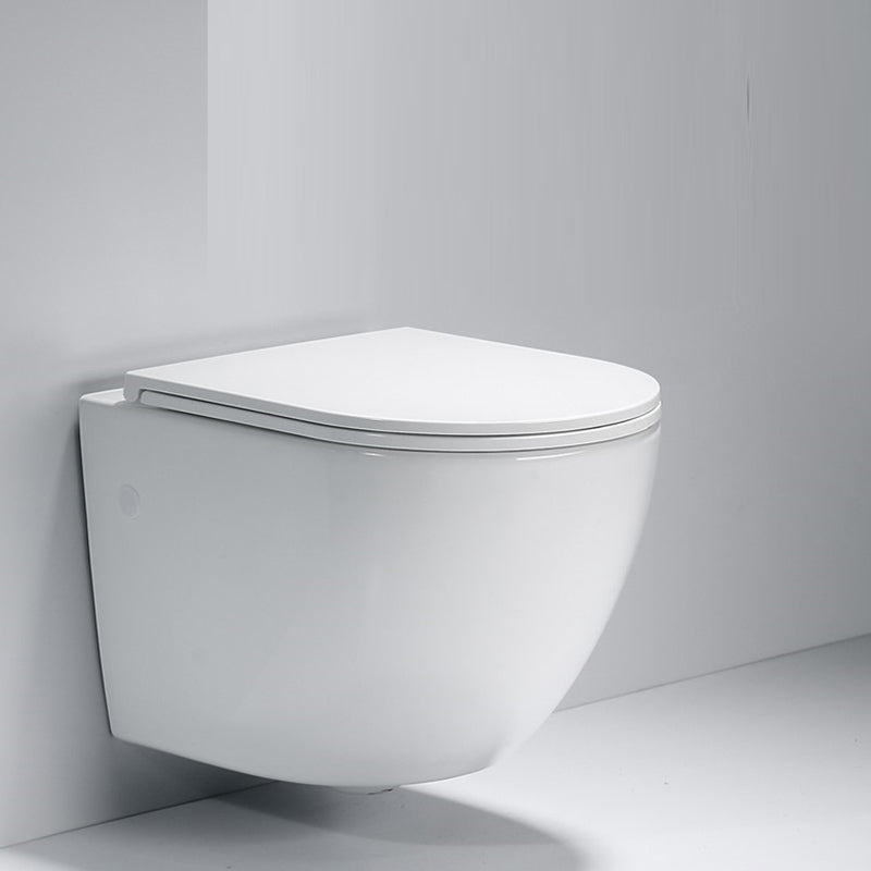 Contemporary One Piece Flush Toilet In-Wall Urine Toilet for Bathroom 14"L x 19"W x 14"H Clearhalo 'Bathroom Remodel & Bathroom Fixtures' 'Home Improvement' 'home_improvement' 'home_improvement_toilets' 'Toilets & Bidets' 'Toilets' 6980519