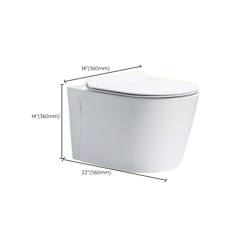 Contemporary One Piece Flush Toilet In-Wall Urine Toilet for Bathroom Clearhalo 'Bathroom Remodel & Bathroom Fixtures' 'Home Improvement' 'home_improvement' 'home_improvement_toilets' 'Toilets & Bidets' 'Toilets' 6980522