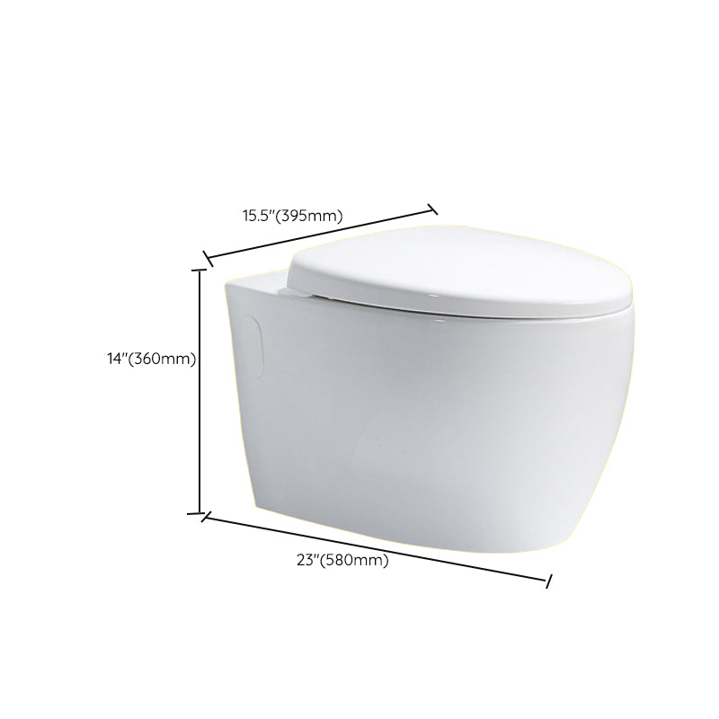 Contemporary One Piece Flush Toilet In-Wall Urine Toilet for Bathroom Clearhalo 'Bathroom Remodel & Bathroom Fixtures' 'Home Improvement' 'home_improvement' 'home_improvement_toilets' 'Toilets & Bidets' 'Toilets' 6980523