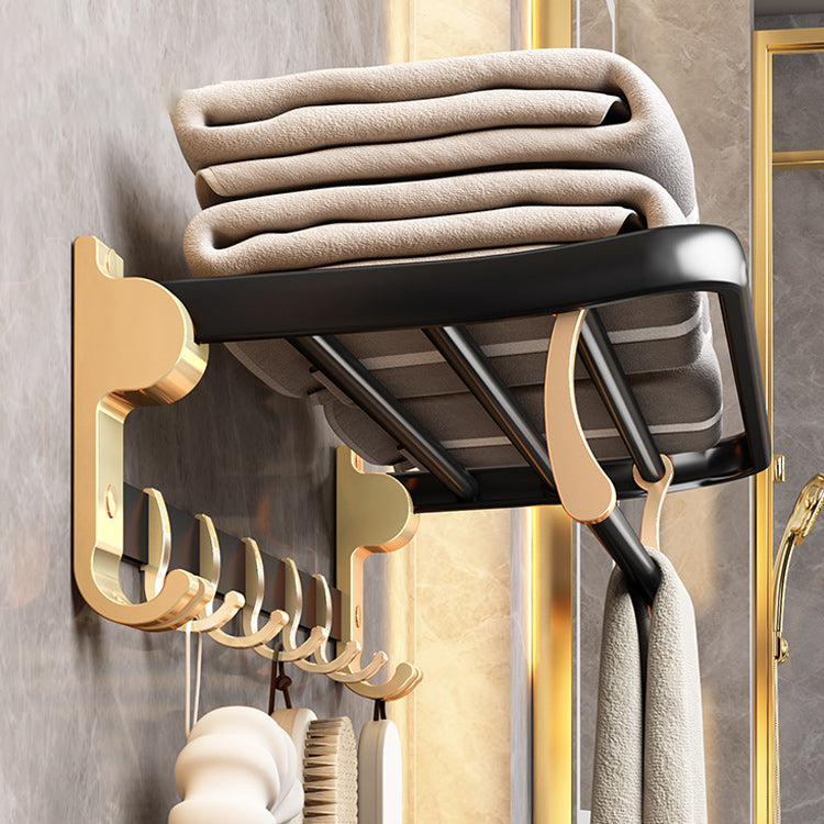 7 Piece Traditional Bathroom Accessory Set Aluminum Bathroom Accessory Kit Towel Rack Clearhalo 'Bathroom Hardware Sets' 'Bathroom Hardware' 'Bathroom Remodel & Bathroom Fixtures' 'bathroom_hardware_sets' 'Home Improvement' 'home_improvement' 'home_improvement_bathroom_hardware_sets' 6996879