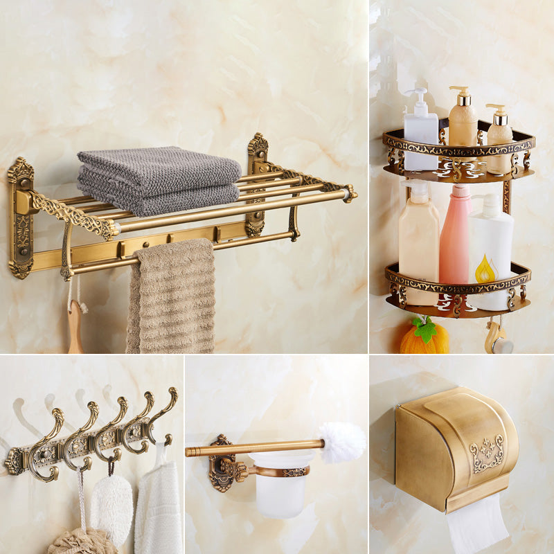 Traditional Bathroom Accessories Hardware Set Brass Bathroom Hardware -  Clearhalo