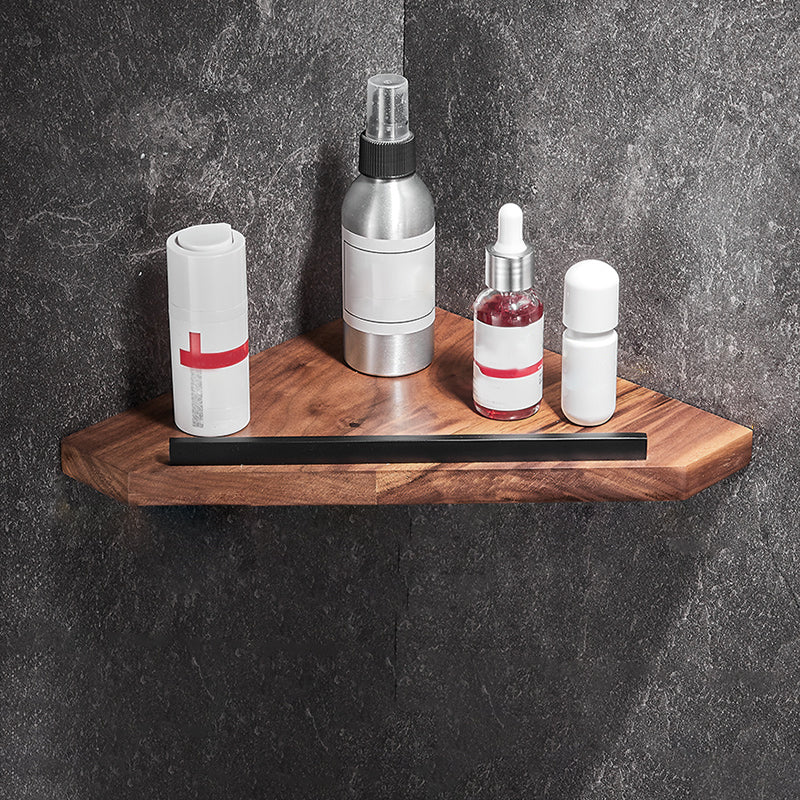 7 Piece Bathroom Accessory Set Wood and Metal Bathroom Accessories Hardware Set Triangular Bath Shelf Clearhalo 'Bathroom Hardware Sets' 'Bathroom Hardware' 'Bathroom Remodel & Bathroom Fixtures' 'bathroom_hardware_sets' 'Home Improvement' 'home_improvement' 'home_improvement_bathroom_hardware_sets' 6997498