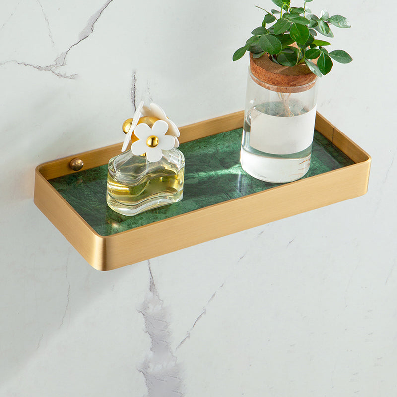 Brass Bathroom Accessory Set Marble Bathroom Accessory Kit for Home Shelves Clearhalo 'Bathroom Hardware Sets' 'Bathroom Hardware' 'Bathroom Remodel & Bathroom Fixtures' 'bathroom_hardware_sets' 'Home Improvement' 'home_improvement' 'home_improvement_bathroom_hardware_sets' 6998167