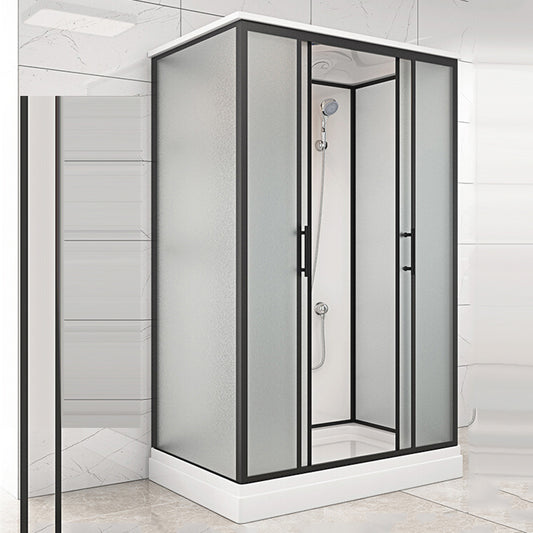 Rectangle Shower Stall with Shower Base Tempered Glass Shower Stall Clearhalo 'Bathroom Remodel & Bathroom Fixtures' 'Home Improvement' 'home_improvement' 'home_improvement_shower_stalls_enclosures' 'Shower Stalls & Enclosures' 'shower_stalls_enclosures' 'Showers & Bathtubs' 6998809