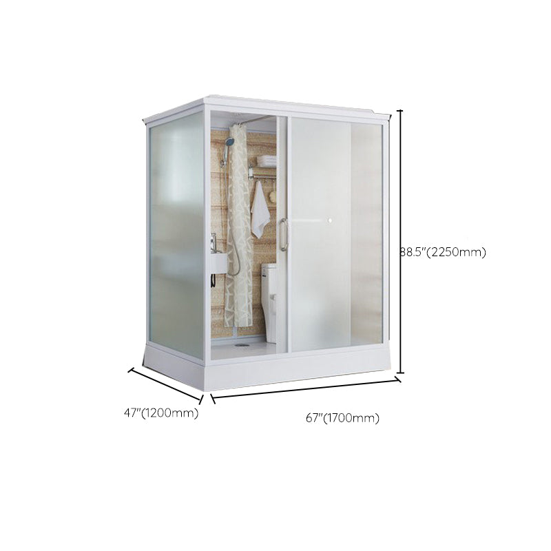 Modern Framed Shower Stall Clear Tempered Shower Stall for Bathroom Clearhalo 'Bathroom Remodel & Bathroom Fixtures' 'Home Improvement' 'home_improvement' 'home_improvement_shower_stalls_enclosures' 'Shower Stalls & Enclosures' 'shower_stalls_enclosures' 'Showers & Bathtubs' 6999020