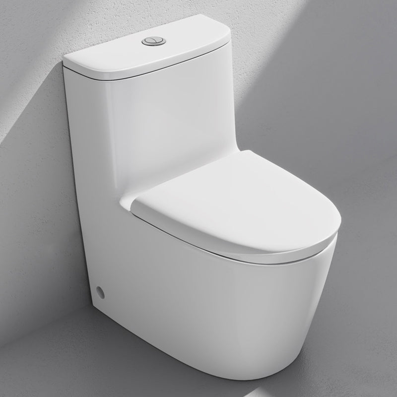 Modern White Ceramic Flush Toilet Floor Mounted Urine Toilet for Bathroom 16" Clearhalo 'Bathroom Remodel & Bathroom Fixtures' 'Home Improvement' 'home_improvement' 'home_improvement_toilets' 'Toilets & Bidets' 'Toilets' 7001890