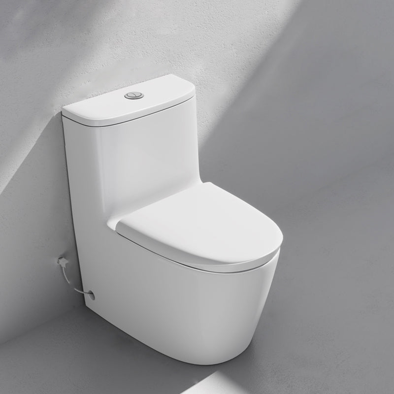 Modern White Ceramic Flush Toilet Floor Mounted Urine Toilet for Bathroom 12" Clearhalo 'Bathroom Remodel & Bathroom Fixtures' 'Home Improvement' 'home_improvement' 'home_improvement_toilets' 'Toilets & Bidets' 'Toilets' 7001891