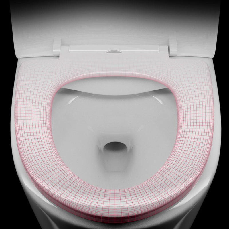 Modern White Ceramic Flush Toilet Floor Mounted Urine Toilet for Bathroom Clearhalo 'Bathroom Remodel & Bathroom Fixtures' 'Home Improvement' 'home_improvement' 'home_improvement_toilets' 'Toilets & Bidets' 'Toilets' 7001899
