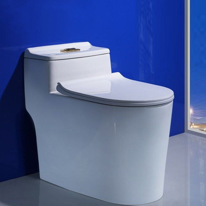 Modern Ceramic White Flush Toilet Floor Mount Urine Toilet for Washroom 15"L x 27"W x 24"H Clearhalo 'Bathroom Remodel & Bathroom Fixtures' 'Home Improvement' 'home_improvement' 'home_improvement_toilets' 'Toilets & Bidets' 'Toilets' 7002060