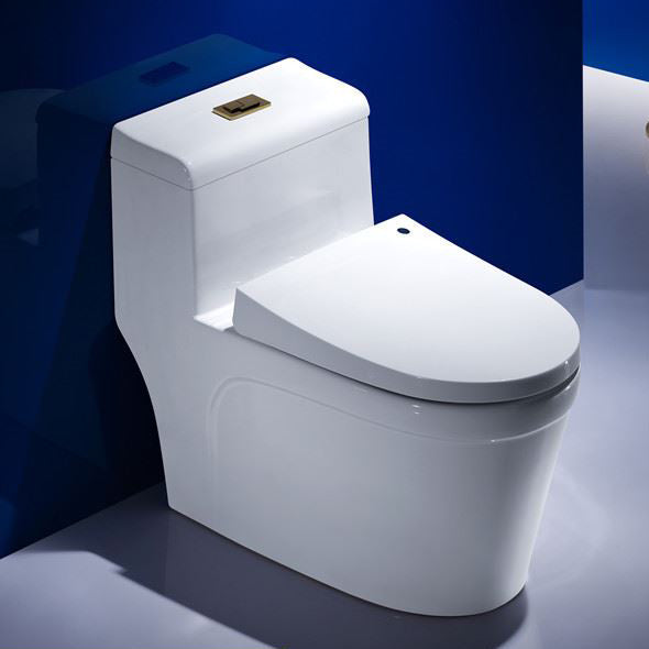 Modern Ceramic White Flush Toilet Floor Mount Urine Toilet for Washroom 15"L x 28"W x 25"H Clearhalo 'Bathroom Remodel & Bathroom Fixtures' 'Home Improvement' 'home_improvement' 'home_improvement_toilets' 'Toilets & Bidets' 'Toilets' 7002063