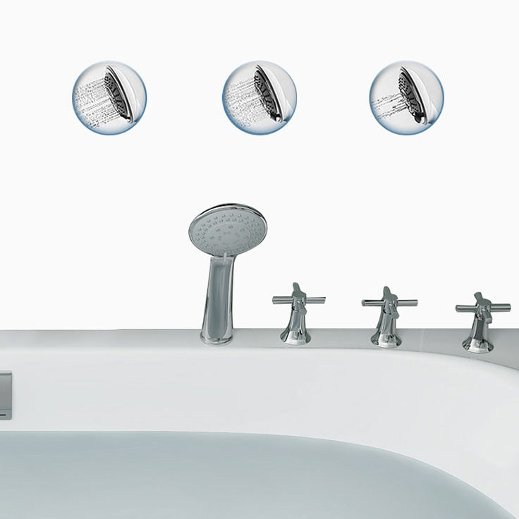 Modern White Acrylic Corner Tub Soaking 29.13-inch Tall Bathtub for Bathroom Clearhalo 'Bathroom Remodel & Bathroom Fixtures' 'Bathtubs' 'Home Improvement' 'home_improvement' 'home_improvement_bathtubs' 'Showers & Bathtubs' 7003462