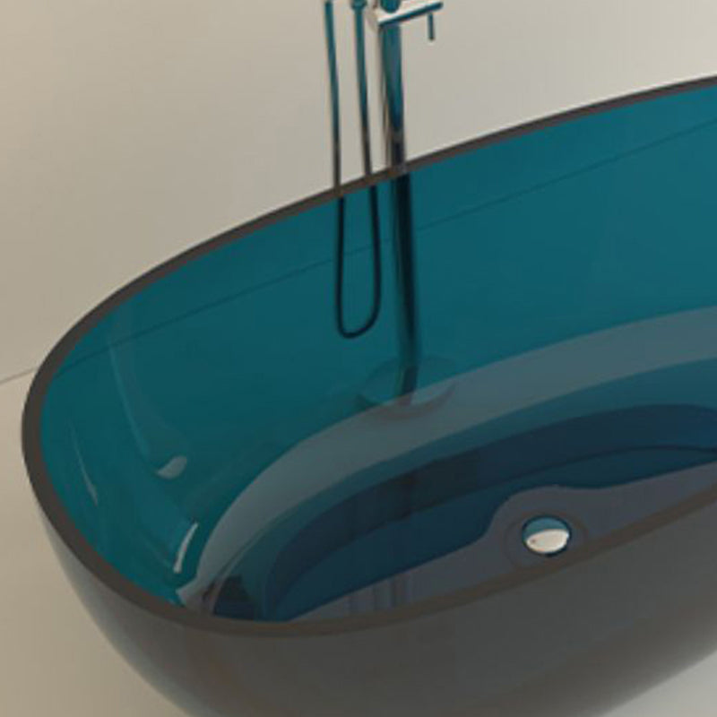Modern Acrylic Oval Bathtub Soaking Freestanding Center Bathtub Clearhalo 'Bathroom Remodel & Bathroom Fixtures' 'Bathtubs' 'Home Improvement' 'home_improvement' 'home_improvement_bathtubs' 'Showers & Bathtubs' 7003744
