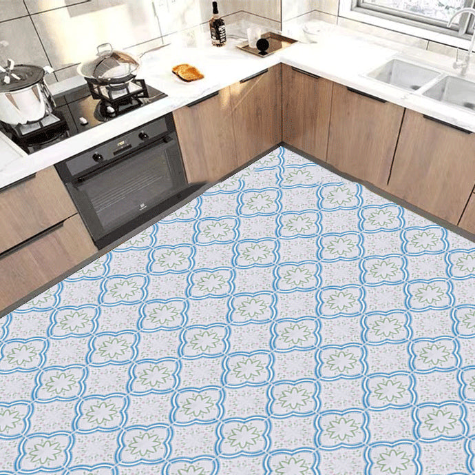 Modern PVC Flooring Self Adhesive Geometric Printed Low Gloss Vinyl Floor Planks Gray-Blue Clearhalo 'Flooring 'Home Improvement' 'home_improvement' 'home_improvement_vinyl_flooring' 'Vinyl Flooring' 'vinyl_flooring' Walls and Ceiling' 7010557