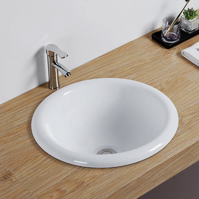 Contemporary Oval Wash Stand Ceramic Metal Undermount Bathroom Sink Clearhalo 'Bathroom Remodel & Bathroom Fixtures' 'Bathroom Sinks & Faucet Components' 'Bathroom Sinks' 'bathroom_sink' 'Home Improvement' 'home_improvement' 'home_improvement_bathroom_sink' 7011034