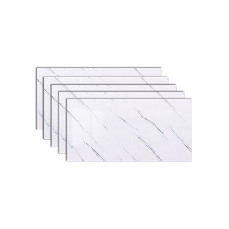 Field Tile Wallpaper Contemporary Plastic Wallpaper with Waterproof White-Gray Clearhalo 'Flooring 'Home Improvement' 'home_improvement' 'home_improvement_peel_stick_blacksplash' 'Peel & Stick Backsplash Tile' 'peel_stick_blacksplash' 'Walls & Ceilings' Walls and Ceiling' 7011728