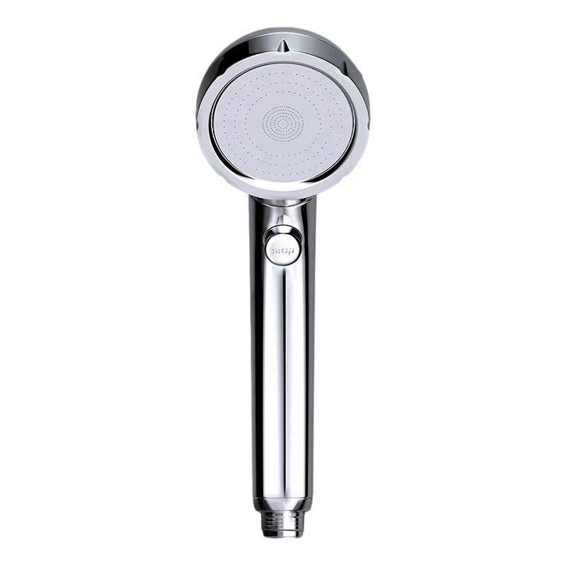 Simple Round Shower Head Round Standard Handheld Shower Heads Clearhalo 'Bathroom Remodel & Bathroom Fixtures' 'Home Improvement' 'home_improvement' 'home_improvement_shower_heads' 'Shower Heads' 'shower_heads' 'Showers & Bathtubs Plumbing' 'Showers & Bathtubs' 7012213