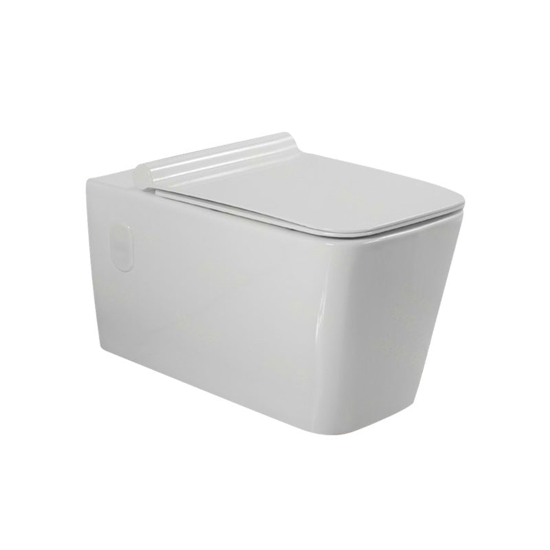 Modern Ceramic Flush Toilet White Wall Hung Toilet Bowl for Washroom Clearhalo 'Bathroom Remodel & Bathroom Fixtures' 'Home Improvement' 'home_improvement' 'home_improvement_toilets' 'Toilets & Bidets' 'Toilets' 7023371