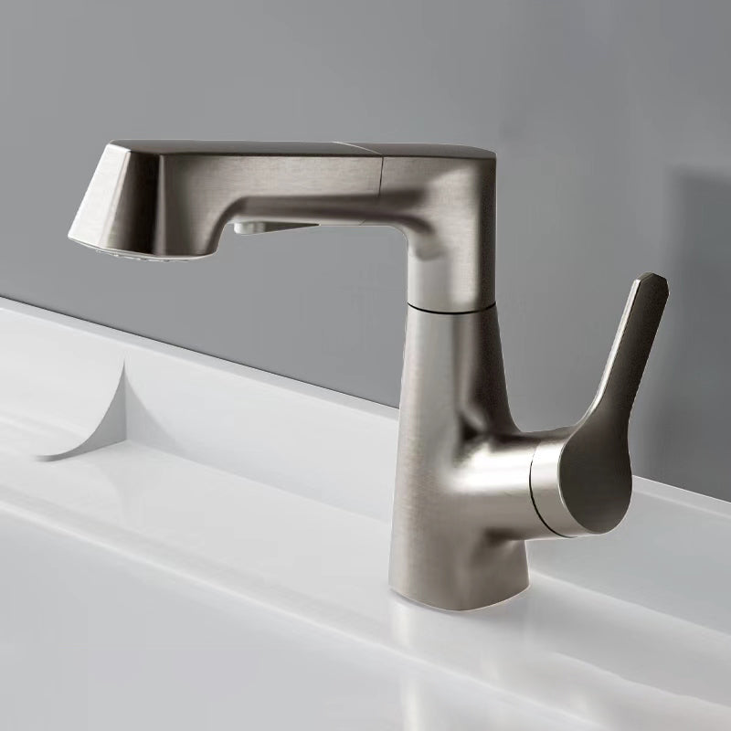 Lever Handles Lavatory Faucet Modern Vessel Sink Bathroom Faucet Clearhalo 'bathroom_sink_faucets' 'Conjunta de Baño y Conjunta de Grifo' 'Coronamiento de Baño y Dispositivo de Baño' 'Grifo del lavabo del baño' 'Hogar' 'home_improvement' 'home_improvement_bathroom_sink_faucets' 'Mejoras para el hogar' 7031381