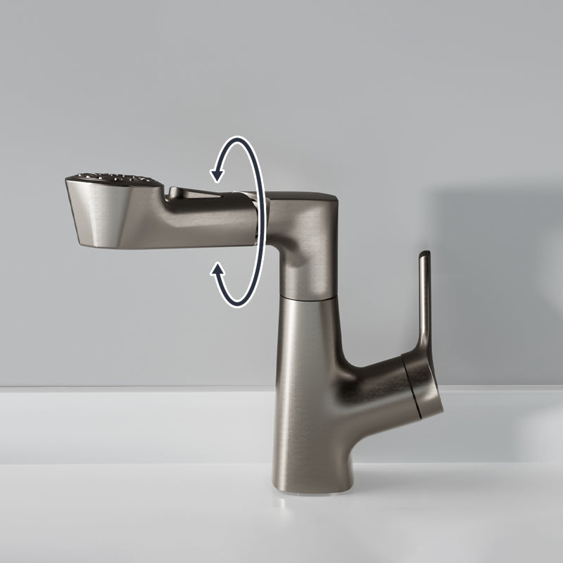 Lever Handles Lavatory Faucet Modern Vessel Sink Bathroom Faucet Clearhalo 'bathroom_sink_faucets' 'Conjunta de Baño y Conjunta de Grifo' 'Coronamiento de Baño y Dispositivo de Baño' 'Grifo del lavabo del baño' 'Hogar' 'home_improvement' 'home_improvement_bathroom_sink_faucets' 'Mejoras para el hogar' 7031388