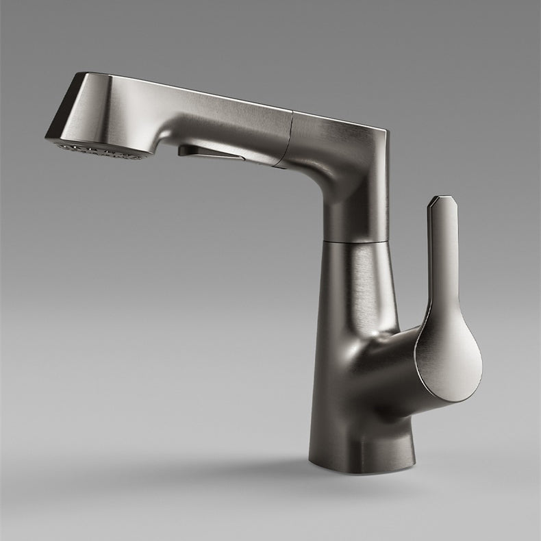 Lever Handles Lavatory Faucet Modern Vessel Sink Bathroom Faucet Clearhalo 'bathroom_sink_faucets' 'Conjunta de Baño y Conjunta de Grifo' 'Coronamiento de Baño y Dispositivo de Baño' 'Grifo del lavabo del baño' 'Hogar' 'home_improvement' 'home_improvement_bathroom_sink_faucets' 'Mejoras para el hogar' 7031393