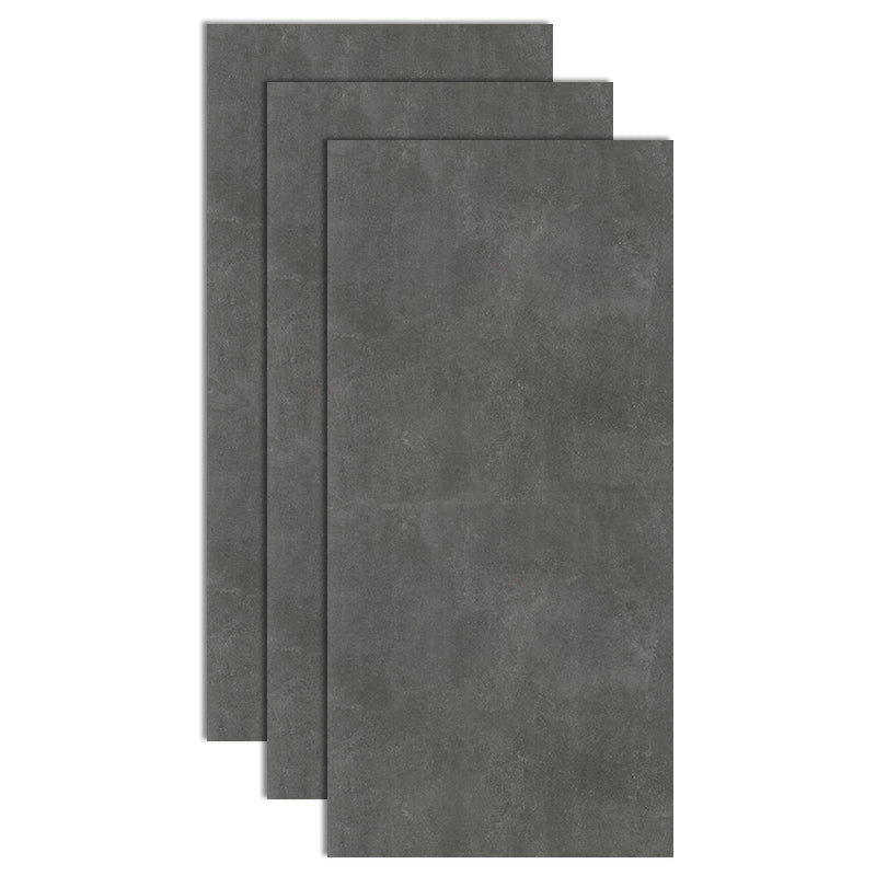 Rectangle Wall and Floor Tile Straight Edge Imitation Marble Wall and Floor Tile Dark Gray Clearhalo 'Floor Tiles & Wall Tiles' 'floor_tiles_wall_tiles' 'Flooring 'Home Improvement' 'home_improvement' 'home_improvement_floor_tiles_wall_tiles' Walls and Ceiling' 7032575