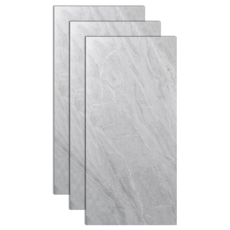 Rectangle Wall and Floor Tile Straight Edge Imitation Marble Wall and Floor Tile Light Gray-White Clearhalo 'Floor Tiles & Wall Tiles' 'floor_tiles_wall_tiles' 'Flooring 'Home Improvement' 'home_improvement' 'home_improvement_floor_tiles_wall_tiles' Walls and Ceiling' 7032579