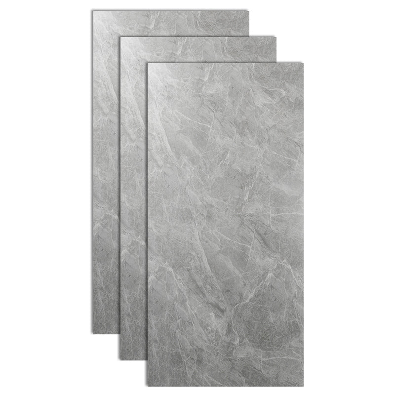 Rectangle Wall and Floor Tile Straight Edge Imitation Marble Wall and Floor Tile Heather Gray Clearhalo 'Floor Tiles & Wall Tiles' 'floor_tiles_wall_tiles' 'Flooring 'Home Improvement' 'home_improvement' 'home_improvement_floor_tiles_wall_tiles' Walls and Ceiling' 7032582