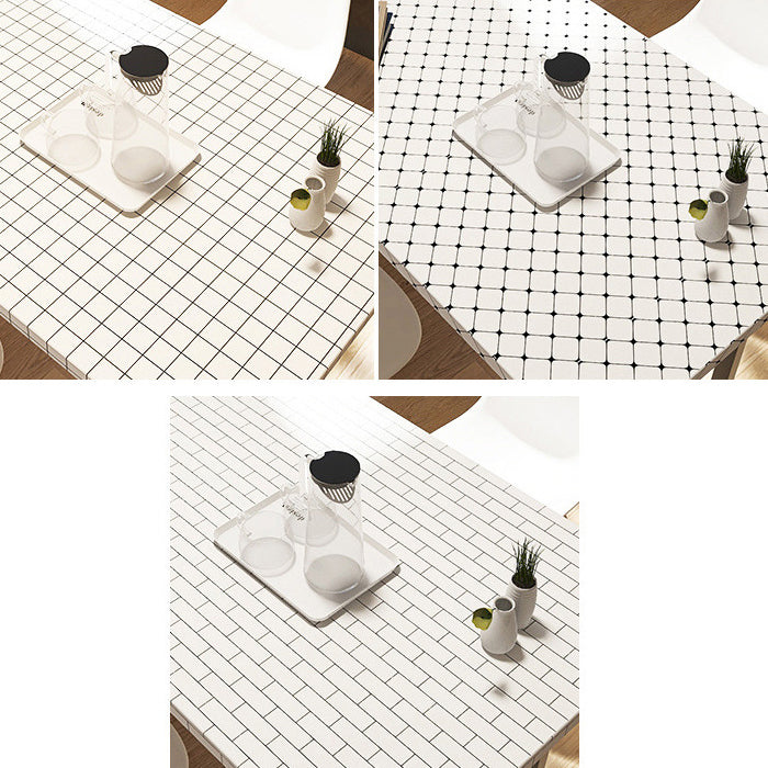 White Peel & Stick Tile Plastic Grid Wallpaper for Kitchen and Bathroom Backsplash Clearhalo 'Flooring 'Home Improvement' 'home_improvement' 'home_improvement_peel_stick_blacksplash' 'Peel & Stick Backsplash Tile' 'peel_stick_blacksplash' 'Walls & Ceilings' Walls and Ceiling' 7032903