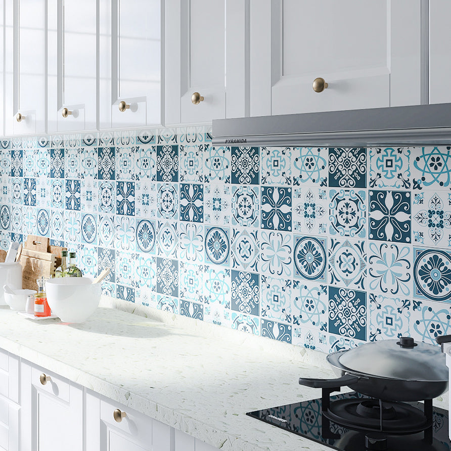 Plastic Peel & Stick Tile Square Stain Resistant Wallpaper for Backsplash Wall Clearhalo 'Flooring 'Home Improvement' 'home_improvement' 'home_improvement_peel_stick_blacksplash' 'Peel & Stick Backsplash Tile' 'peel_stick_blacksplash' 'Walls & Ceilings' Walls and Ceiling' 7033722