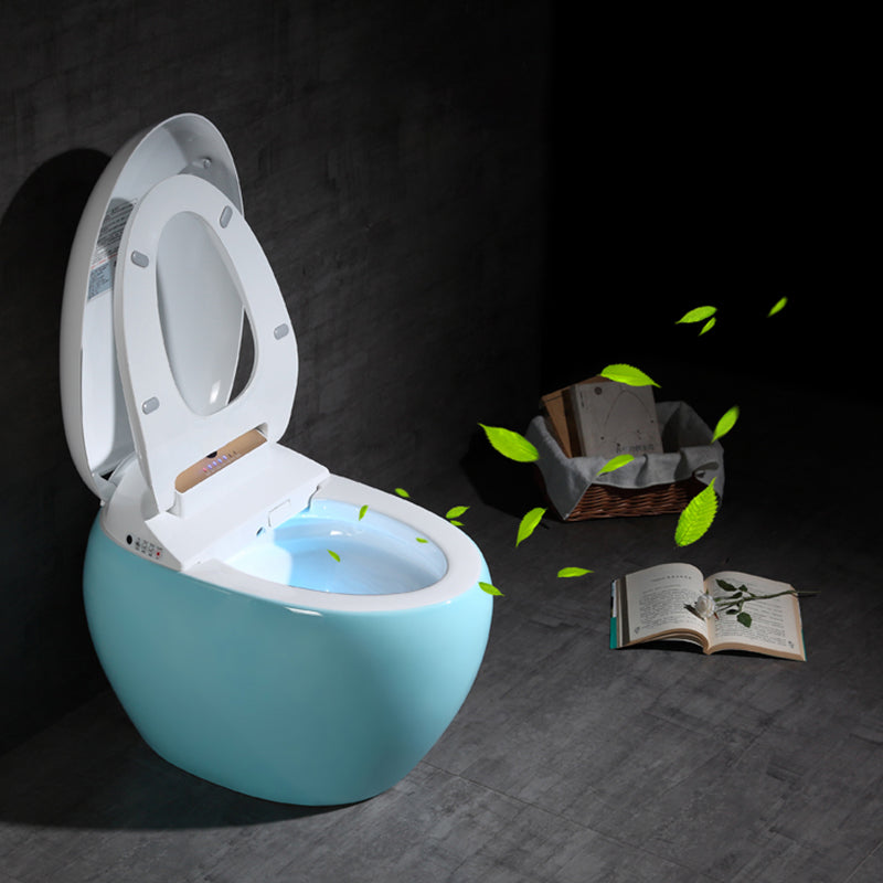 Round Ceramic Floor Mount Bidet Antimicrobial Floor Standing Bidet Clearhalo 'Bathroom Remodel & Bathroom Fixtures' 'Bidets' 'Home Improvement' 'home_improvement' 'home_improvement_bidets' 'Toilets & Bidets' 7036814