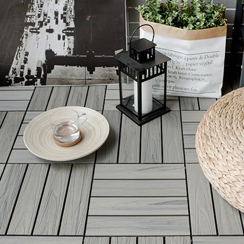Square Decking Tiles Interlocking Striped Pattern Deck Plank Clearhalo 'Home Improvement' 'home_improvement' 'home_improvement_outdoor_deck_tiles_planks' 'Outdoor Deck Tiles & Planks' 'Outdoor Flooring & Tile' 'Outdoor Remodel' 'outdoor_deck_tiles_planks' 7037543