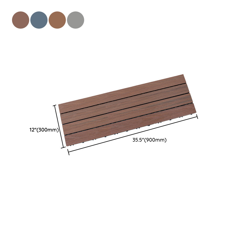 Square Decking Tiles Interlocking Striped Pattern Deck Plank Clearhalo 'Home Improvement' 'home_improvement' 'home_improvement_outdoor_deck_tiles_planks' 'Outdoor Deck Tiles & Planks' 'Outdoor Flooring & Tile' 'Outdoor Remodel' 'outdoor_deck_tiles_planks' 7037547