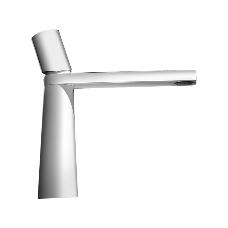 Contemporary Bathroom Sink Faucet Low Arc Single Handle Sink Faucet Clearhalo 'Bathroom Remodel & Bathroom Fixtures' 'Bathroom Sink Faucets' 'Bathroom Sinks & Faucet Components' 'bathroom_sink_faucets' 'Home Improvement' 'home_improvement' 'home_improvement_bathroom_sink_faucets' 7037687