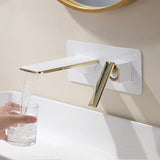 Waterfall Wall Mounted Bathroom Faucet Modern Lavatory Faucet Clearhalo 'bathroom_sink_faucets' 'Conjunta de Baño y Conjunta de Grifo' 'Coronamiento de Baño y Dispositivo de Baño' 'Grifo del lavabo del baño' 'Hogar' 'home_improvement' 'home_improvement_bathroom_sink_faucets' 'Mejoras para el hogar' 7037695