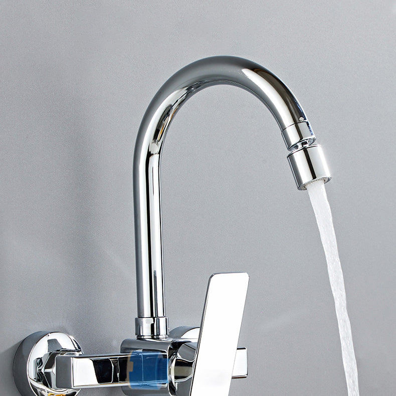 Contemporary Centerset Bathroom Faucet Single Handle Swivel Spout Circular Faucet Clearhalo 'Bathroom Remodel & Bathroom Fixtures' 'Bathroom Sink Faucets' 'Bathroom Sinks & Faucet Components' 'bathroom_sink_faucets' 'Home Improvement' 'home_improvement' 'home_improvement_bathroom_sink_faucets' 7037726