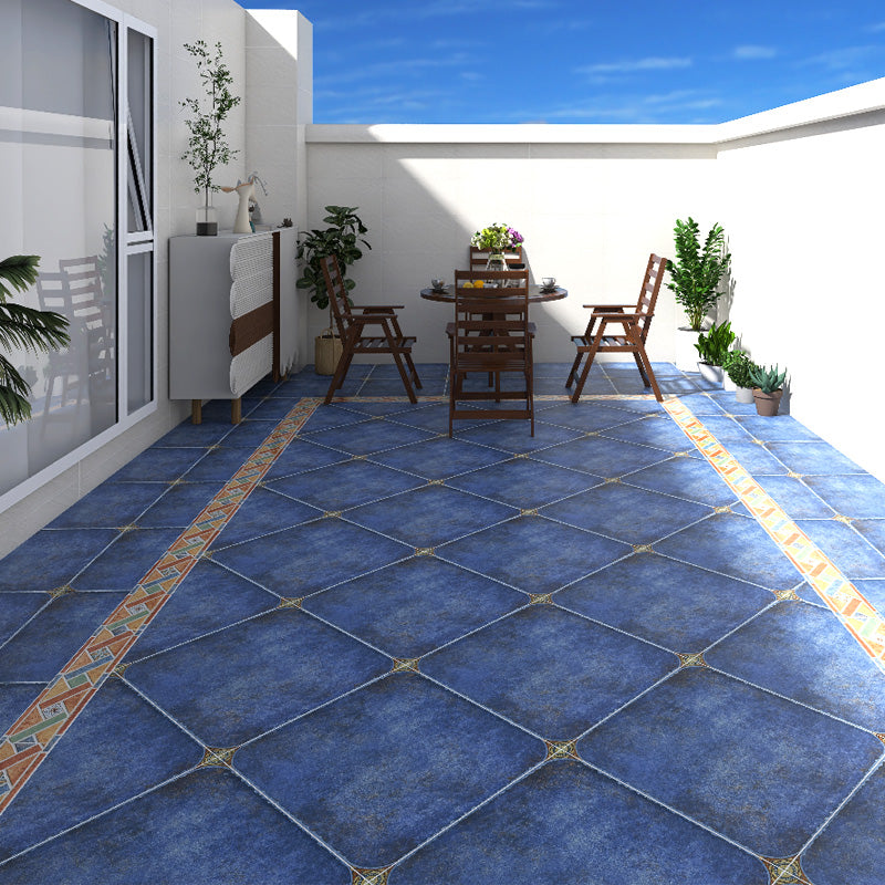 Square Floor Tile Straight Edge Singular Floor Tile for Outdoor Floor 36 Pieces Clearhalo 'Floor Tiles & Wall Tiles' 'floor_tiles_wall_tiles' 'Flooring 'Home Improvement' 'home_improvement' 'home_improvement_floor_tiles_wall_tiles' Walls and Ceiling' 7043865