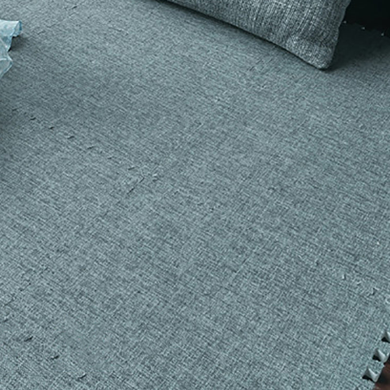 Carpet Tile Non-Skid Fade Resistant Solid Color Interlocking Carpet Tiles Living Room Dark Gray Clearhalo 'Carpet Tiles & Carpet Squares' 'carpet_tiles_carpet_squares' 'Flooring 'Home Improvement' 'home_improvement' 'home_improvement_carpet_tiles_carpet_squares' Walls and Ceiling' 7044075